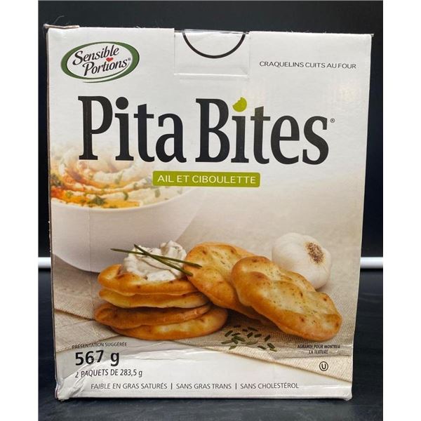 Sensible Portions Pita Bites Garlic & Chive 567g