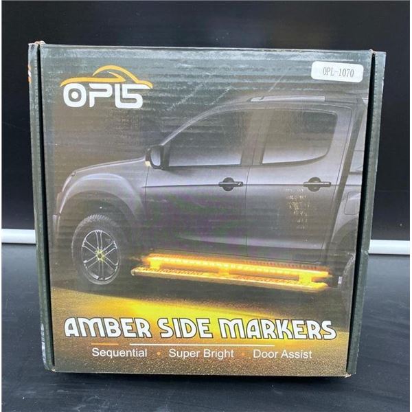 OPL-1070 Amber Side Markers with Sequential Lighting