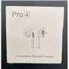 Image 2 : Pro 4 True Wireless Bluetooth Headset in Original Box