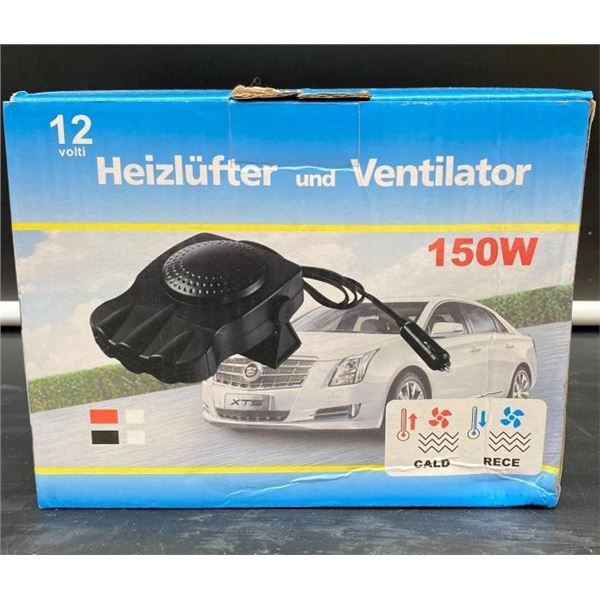 12V 150W Car Heater and Ventilator With Dual Functions