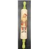 Image 1 : Homemade Wooden Rolling Pin With Santa Claus Decoration