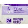 Image 2 : Always Discreet Underwear Culottes L/G Size 14-20 Pack of 24
