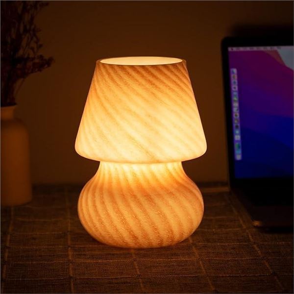 Onewish LED Table Lamp with Mushroom Design