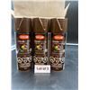 Image 1 : Lot of 3 Krylon ColorMaxx Gloss Leather Brown Paint + Primer Spray Cans