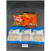 Image 1 : Lot of 5 Snacks: Jumbo Cashews, Reese’s, Little Hearts