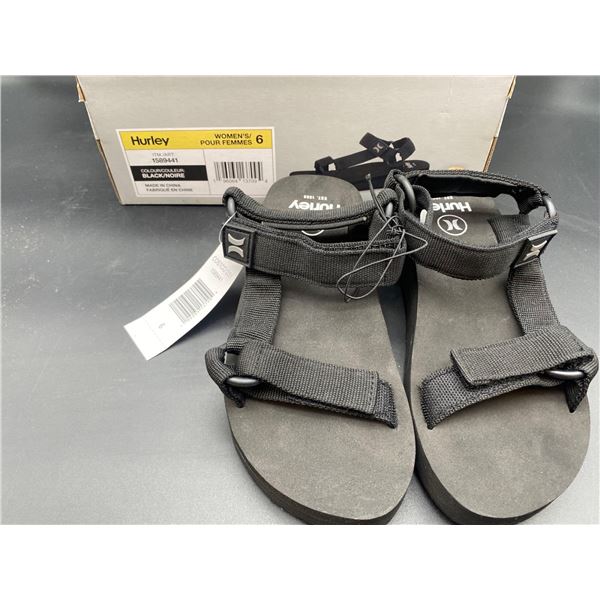 Hurley Women's 6 Black Sandle"s