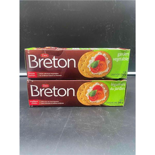 Dare Breton Garden Vegetable Crackers 2x200g