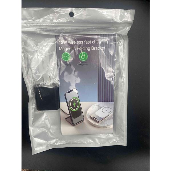 15W Wireless Fast Chargering Magnetic Folding Bracket