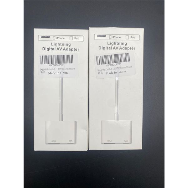 Lightning Digital AV Adapter - Lot of 2