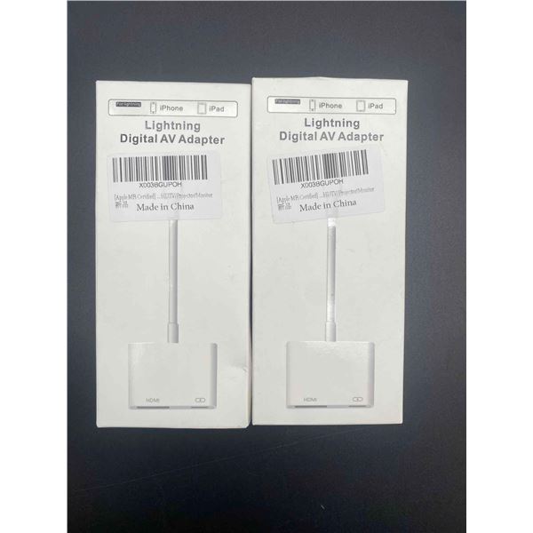 Lightning Digital AV Adapter - Lot of 2