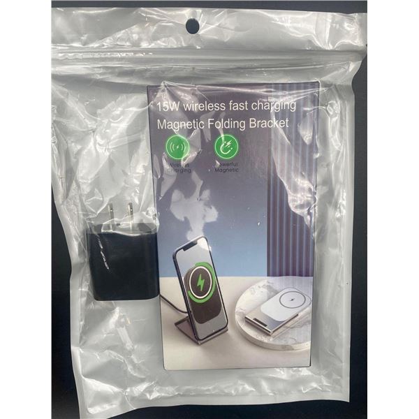 15W Wireless Fast Chargering Magnetic Folding Bracket