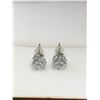 Image 3 : Pair of 1.0 Carat TW Solitaire White Metal Stud Earrings
