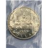 Image 1 : 1969 Canada Voyageur Dollar Coin