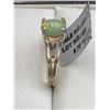 Image 4 : Sterling Silver Ring With 1.3 Carat Opal Stone