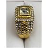 Image 4 : Gold Tone Decorative Ring with Clear Stones