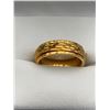 Image 1 : 22K GP Yellow Gold Patterned Ring