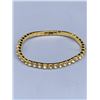 Image 1 : Gold-Plated Tennis Bracelet with Clear Crystal Accents