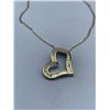 Image 3 : Heart-Shaped Crystal Pendant Necklace