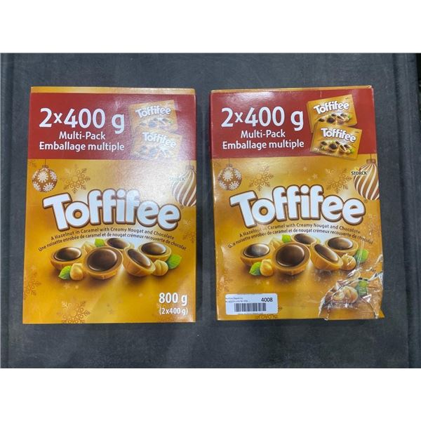 Toffifee 2x400g Multi-Pack Lot of 2