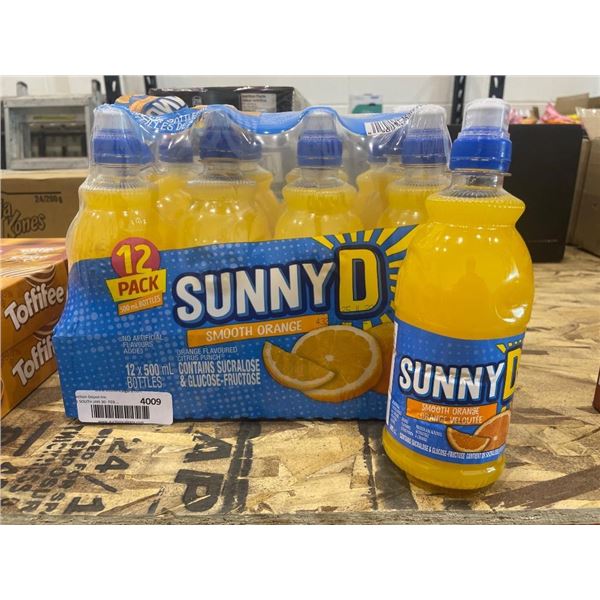12-Pack of Sunny D Smooth Orange, 500ml Bottles