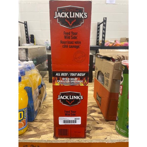 Jack Link’s Wild Heat Beef Sticks Display Box