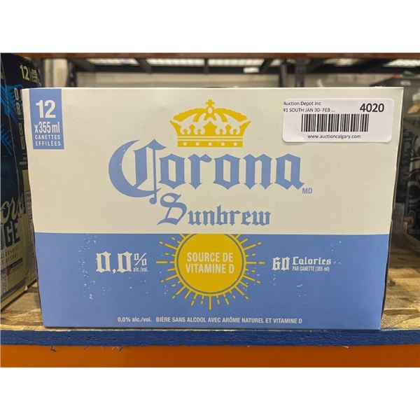 Corona Sunbrew 0.0% Alcohol 12-Pack of 355 mL Cans