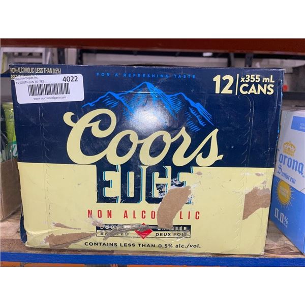Coors Edge Non-Alcoholic 12-Pack (355 mL Cans)