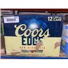 Image 1 : Coors Edge Non-Alcoholic 12-Pack (355 mL Cans)