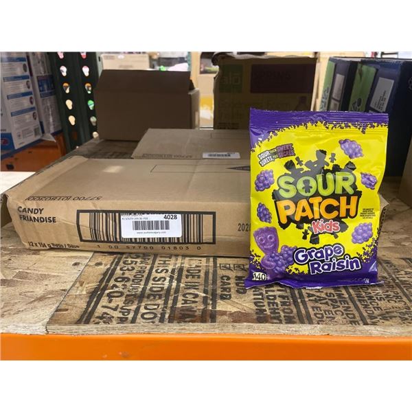 Sour Patch Kids Grape Candy 12 x 154g