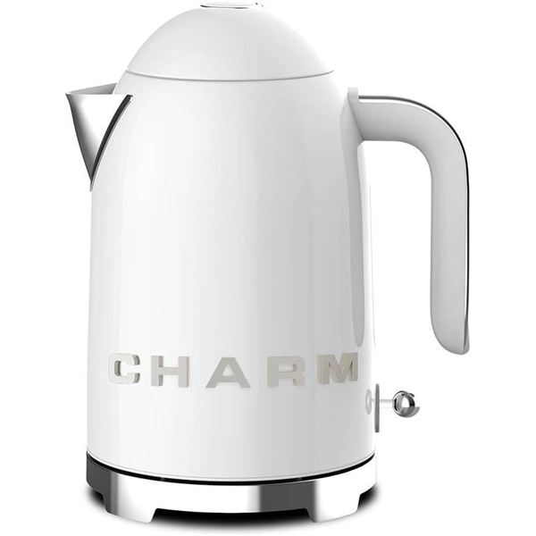 Charm 1.7L One-Touch Stainless Steel Kettle with Cordless Base
