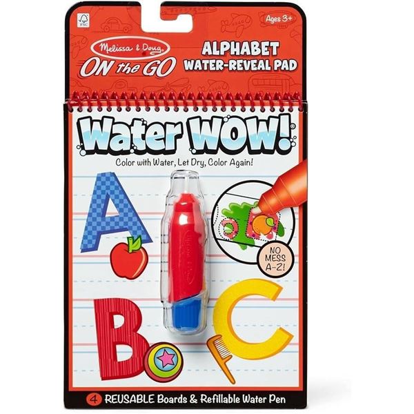 Melissa & Doug Alphabet Water-Reveal Pad Lot of 6