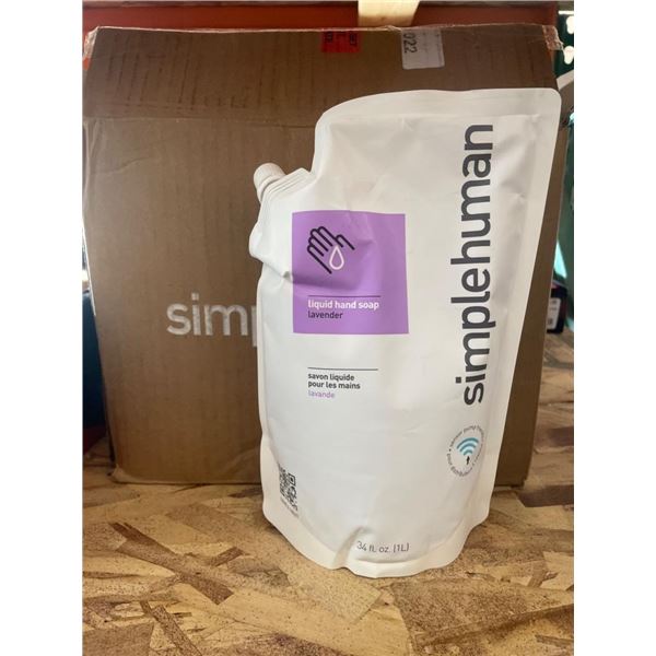 Simplehuman Lavender Liquid Hand Soap Refill – Lot of 5 (34 fl. oz Each)