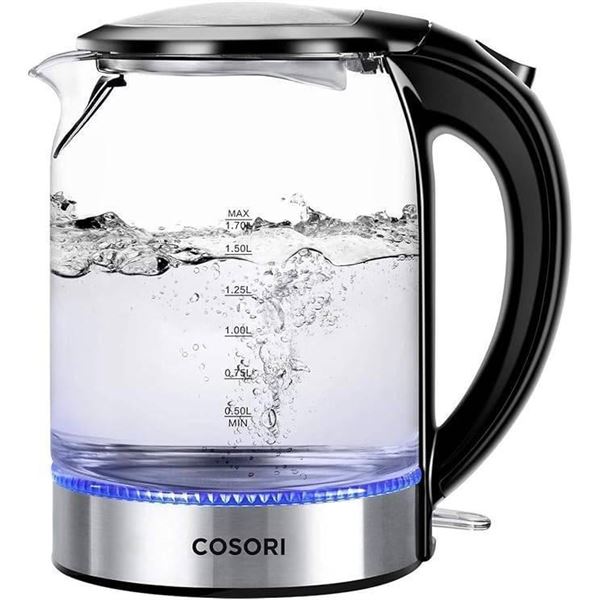 COSORI Original Electric Glass Kettle with Cordless Operation
