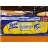 Image 2 : Lysol Advanced Disinfecting Wet Wipes Pack (550 Count)
