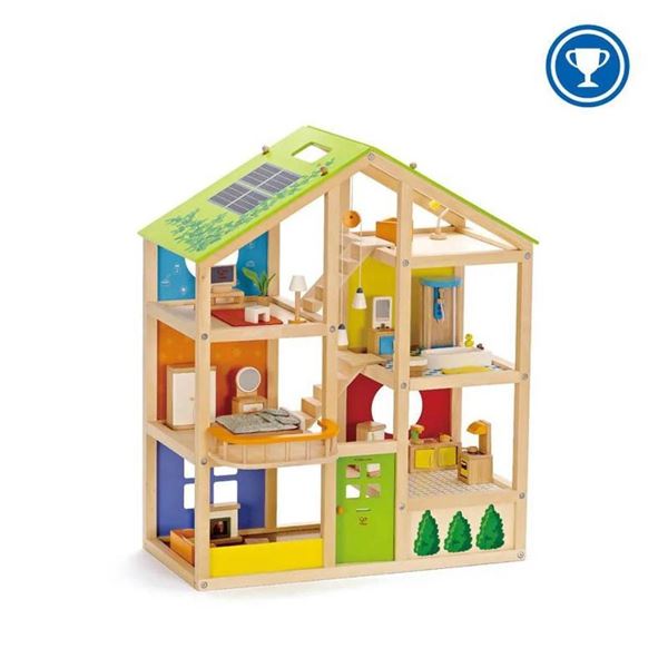 Hape All Seasons Wooden Dollhouse