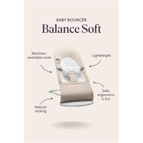 BabyBjorn Bouncer Balance Soft Baby Seat With Box