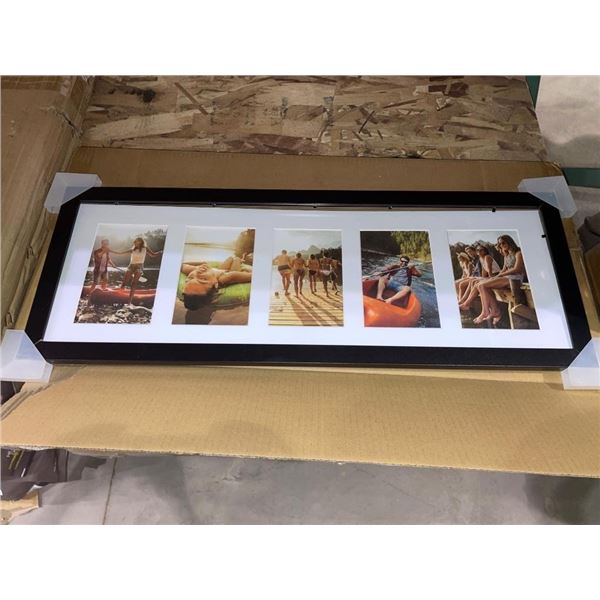 Rectangular Multi-Photo Wall Frame With Black Finish