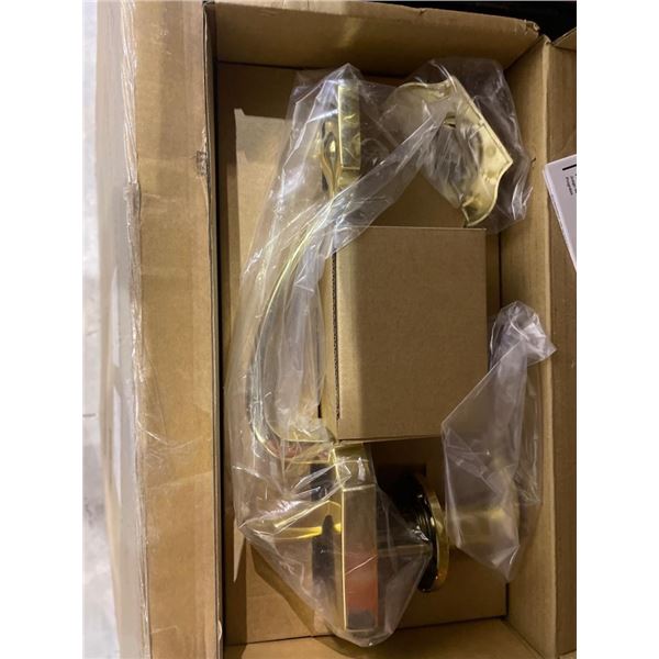 Amazon Basics Door Handle Lockset Gold