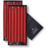 Image 1 : Colonial Candle Red Taper Candles Set