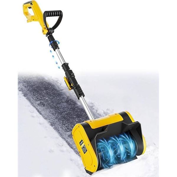 Tarda Yellow and Black Handheld Snow Shovel