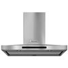 Image 1 : KitchenAid KVWB606DSS Range Hood, 36 inch Exterior Width, Chimney, Wall Mounted, 600 CFM, Accepts Bo