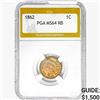 Image 1 : 1862 Indian Head Cent PGA MS64 RB
