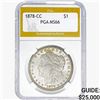 Image 1 : 1878-CC Morgan Silver Dollar PGA MS66