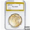 Image 1 : 1878-CC Morgan Silver Dollar PGA MS65