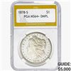 Image 1 : 1878-S Morgan Silver Dollar PGA MS64+ DMPL