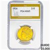 Image 1 : 1926 $10 Gold Eagle PGA MS65