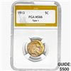 Image 1 : 1913 Buffalo Nickel PGA MS66 TY1