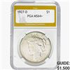 Image 1 : 1927-D Silver Peace Dollar PGA MS64+