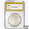 Image 1 : 1886 Morgan Silver Dollar PGA MS65+