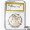 Image 1 : 1883-CC Morgan Silver Dollar PGA MS65 DMPL